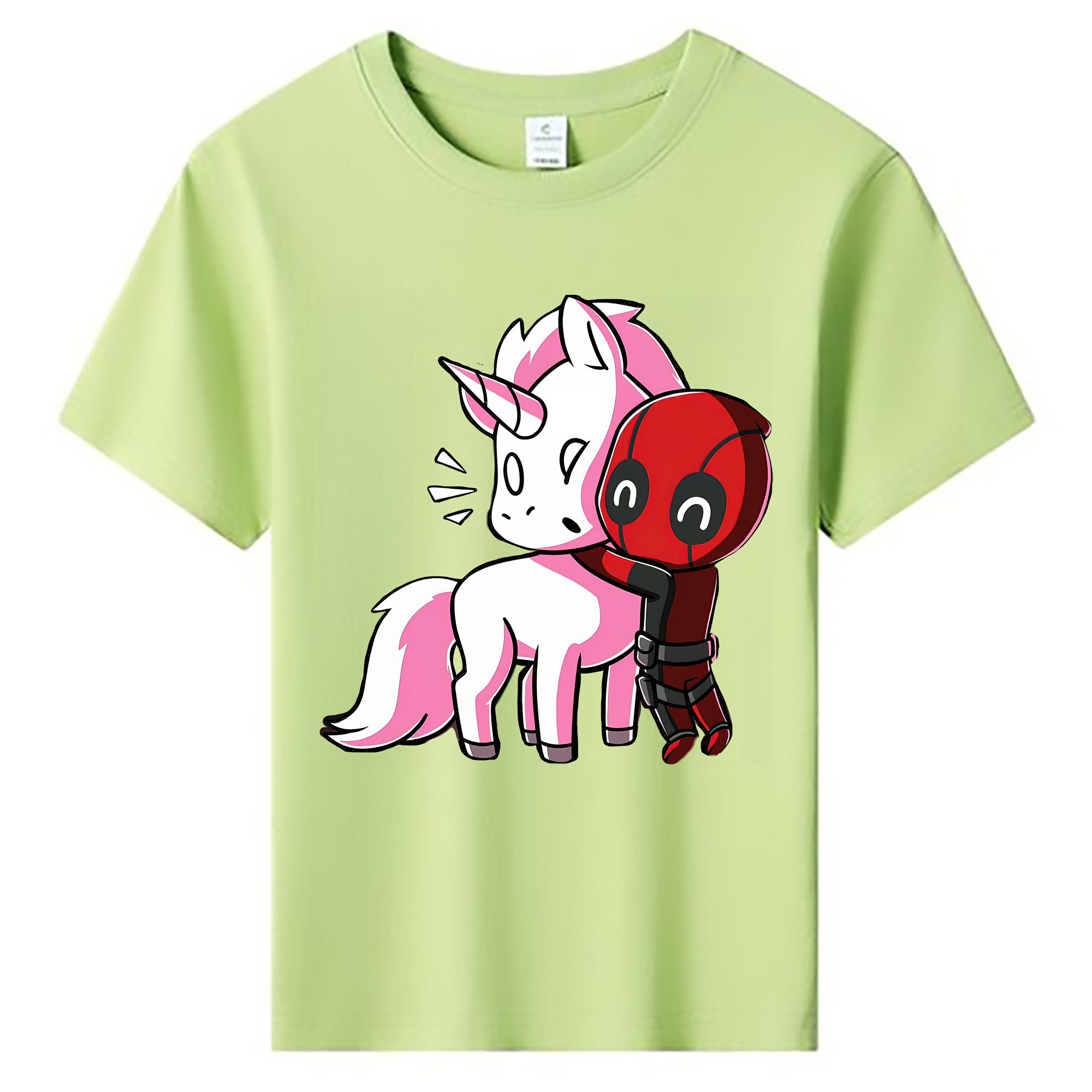（画像用） Deadpool デッドプール 綿100％キッズTシャツ（フロントプリント）